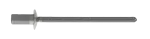 Nity szczelne AL-FE 4,0x9,5mm RAL 7035 [OP 500]