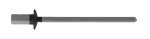 Nity szczelne AL-FE 4,0x9,5mm RAL 9005 [OP 500]
