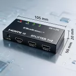 Qoltec Aktywny rozdzielacz Splitter 2 x HDMI 4K x 2K | 3.4Gb/s | High stability