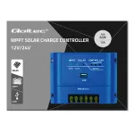 Qoltec Solarny regulator ładowania MPPT 15A do zasilania odbiorników DC i ładowania akumulatorów 12V / 24V | AGM 