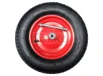 GEKO KOŁO PNEU.400/METAL.ŁOŻ+OŚ/2PR/CZERWONE***