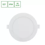 DURE 3 DOWNLIGHT 9W CCT 230V 110ST IP54 IK06 128X31 BIAŁY OKRĄGŁA