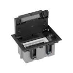 Simon Connect TSC-KF210-14 Puszka podłogowa KF; odp.SF110/14; reg. 93-128mm; 2 x moduły K45; kolor grafit !Dostępna wkrótce
