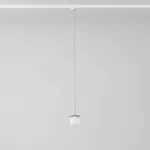 Cotton Track fi100 200mm, max.1x1.9W, G9, 230V, srebrny aluminiowy (mat) RAL 9006, przewód transparentny