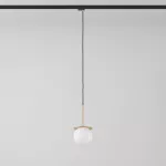 Cotton Track fi160 200mm, max.1x4.8W, G9, 230V, kolor złota (gładki mat), przewód czarny
