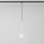 Cotton Track fi160 400mm, max.1x4.8W, G9, 230V, biały sygnałowy (mat struktura) RAL 9003, przewód czarny