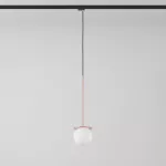 Cotton Track fi160 450mm, max.1x4.8W, G9, 230V, kolor miedzi (gładki mat), przewód czarny