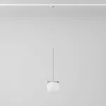 Cotton Track fi160 450mm, max.1x4.8W, G9, 230V, srebrny aluminiowy (mat struktura) RAL 9006, przewód transparentny