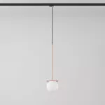 Cotton Track fi160 500mm, max.1x4.8W, G9, 230V, kolor miedzi (gładki mat), przewód czarny