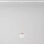 Cotton Track fi160 500mm, max.1x4.8W, G9, 230V, kolor miedzi (gładki mat), przewód transparentny