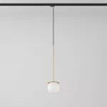 Cotton Track fi160 500mm, max.1x4.8W, G9, 230V, kolor złota (gładki mat), przewód czarny