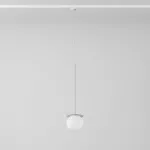 Cotton Track fi160 500mm, max.1x4.8W, G9, 230V, srebrny aluminiowy (mat) RAL 9006, przewód transparentny