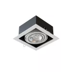 MARA P1Ah AR111 wpust stropowy max. 1x60W, G53, 12V, biały sygnałowy (mat struktura) RAL 9003