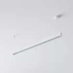 CLEOLine-1 1135mm wisząca DIRECT, Micro Pryzma, LED PHILIPS LV 28W/4400lm/930, 230V, biały sygnałowy (mat struktura) RAL 9003