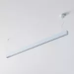 CLEOLine-1 1416mm wisząca DIRECT, Micro Pryzma, LED PHILIPS LV 35W/5500lm/930/TD, 230V, srebrny aluminiowy (mat struktura) RAL 9006