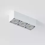 TITO D4 stropowy max. 3x13W, GU10, 230V, biały sygnałowy (mat struktura) RAL 9003