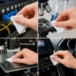 Qoltec Chusteczki bezpyłowe antystatyczne 280 szt. | światłowody | optyka | elektronika