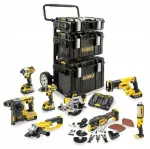 DEWALT ZESTAW COMBO 18V DCK856P4 (DCD996, DCF894, DCH273, DCG405, DCS367, DCS335, DCS570, DCL050) 4x5,0Ah TOUGHSYSTEM
