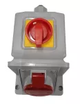Zestaw zasilający 16A/400V 50Hz IP55 ŁK 4P 0-1
