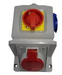 Zestaw zasilający 32A/400V 16A/250 50Hz IP55 ŁK 4P L-0-P