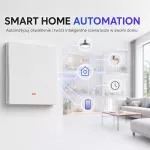 Qoltec Inteligentny 1-kanałowy włącznik wyłacznik światła | Wi-Fi | Timer | Tuya | Smart life | Biały