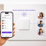 Qoltec Inteligentny 1-kanałowy włącznik wyłacznik światła | Wi-Fi | Timer | Tuya | Smart life | Biały