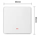 Qoltec Inteligentny 1-kanałowy włącznik wyłacznik światła | Wi-Fi | Timer | Tuya | Smart life | Biały