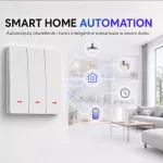 Qoltec Inteligentny 3-kanałowy włącznik wyłacznik światła | Wi-Fi | Timer| Tuya | Smart life | Biały