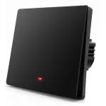 Qoltec Inteligentny 1-kanałowy włącznik wyłącznik światła | Wi-Fi | Timer | Tuya | Smart life | Czarny