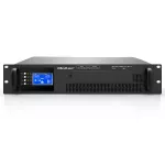 Qoltec Zasilacz awaryjny UPS Pure Sine Wave do RACK | 3kVA | 3000W | PF 1.0 | LCD | EPO | USB | On-line | Kompatybilność z LiFePO4 AGM GEL