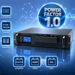 Qoltec Zasilacz awaryjny UPS Pure Sine Wave do RACK | 5kVA | 5000W | PF 1.0 | LCD | EPO | USB | On-line | Kompatybilność z LiFePO4 AGM GEL
