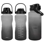 KINGHOFF BUTELKA NA WODĘ 2L ZE SŁOMKĄ  BPA-FREE SZCZELNA