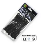 BRADAS OPASKA PLASTIK CZARNA  7,6x550/100szt
