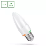 LED ŚWIECOWA E-27 230V 2W/4W/6W CCT SPECTRUM