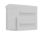SZAFA RACK WISZĄCA 10" HERMETYCZNA IP55 MONTAŻ NA ŚCIANIE/SŁUPIE 320X220X300 SZARA LANBERG (ZŁOŻONA)