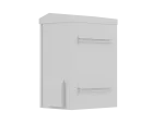 SZAFA RACK WISZĄCA 10" HERMETYCZNA IP55 MONTAŻ NA ŚCIANIE/SŁUPIE 340X250X500 SZARA LANBERG (ZŁOŻONA)