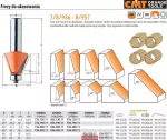 CMT FREZ HM A=45 D=65 I=26 S=12 DO UKOSOWANIA, ŁOŻYSKO