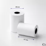 Qoltec Rolka termiczna 57 x 15 | 55g/m2 | 10szt. | BPA free