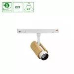 SYSTEM SHIFT CCT- SPOT S WOOD 35X140X178MM 6W 24ST BIAŁY CCT SWITCH 5 LAT GW.