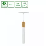 SYSTEM SHIFT CCT-  HANGIT WOOD 40X297 (900MM KABEL) 12W 25ST BIAŁY CCT SWITCH 5 LAT GW.