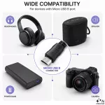 Qoltec Kabel USB A męski | micro USB B męski | 1m