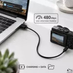 Qoltec Kabel USB A męski | micro USB B męski | 1m