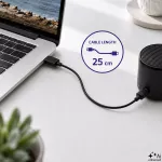 Qoltec Kabel USB 2.0 A męski | Micro USB B męski | 0.25m