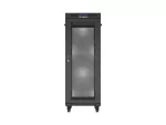 SZAFA INSTALACYJNA RACK STOJĄCA 19" 32U 600X1000 CZARNA DRZWI PERFOROWANE LCD LANBERG (ZŁOŻONA)