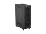 SZAFA INSTALACYJNA RACK STOJĄCA 19" 32U 600X1000 CZARNA DRZWI PERFOROWANE LCD LANBERG (ZŁOŻONA)