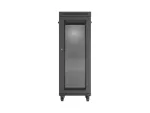 SZAFA INSTALACYJNA RACK STOJĄCA 19" 32U 600X1000 CZARNA DRZWI PERFOROWANE LCD LANBERG (ZŁOŻONA)