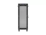 SZAFA INSTALACYJNA RACK STOJĄCA 19" 32U 600X1000 CZARNA DRZWI PERFOROWANE LCD LANBERG (ZŁOŻONA)
