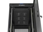 SZAFA INSTALACYJNA RACK STOJĄCA 19" 32U 600X1000 CZARNA DRZWI PERFOROWANE LCD LANBERG (ZŁOŻONA)