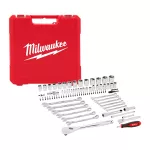 MILWAUKEE ZESTAW NARZĘDZI DLA MECHANIKÓW 1/4", 1/2" 87szt.
