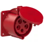 Gniazdo tablicowe proste TWIST 32A 400V 3P+Z+N 75x75mm